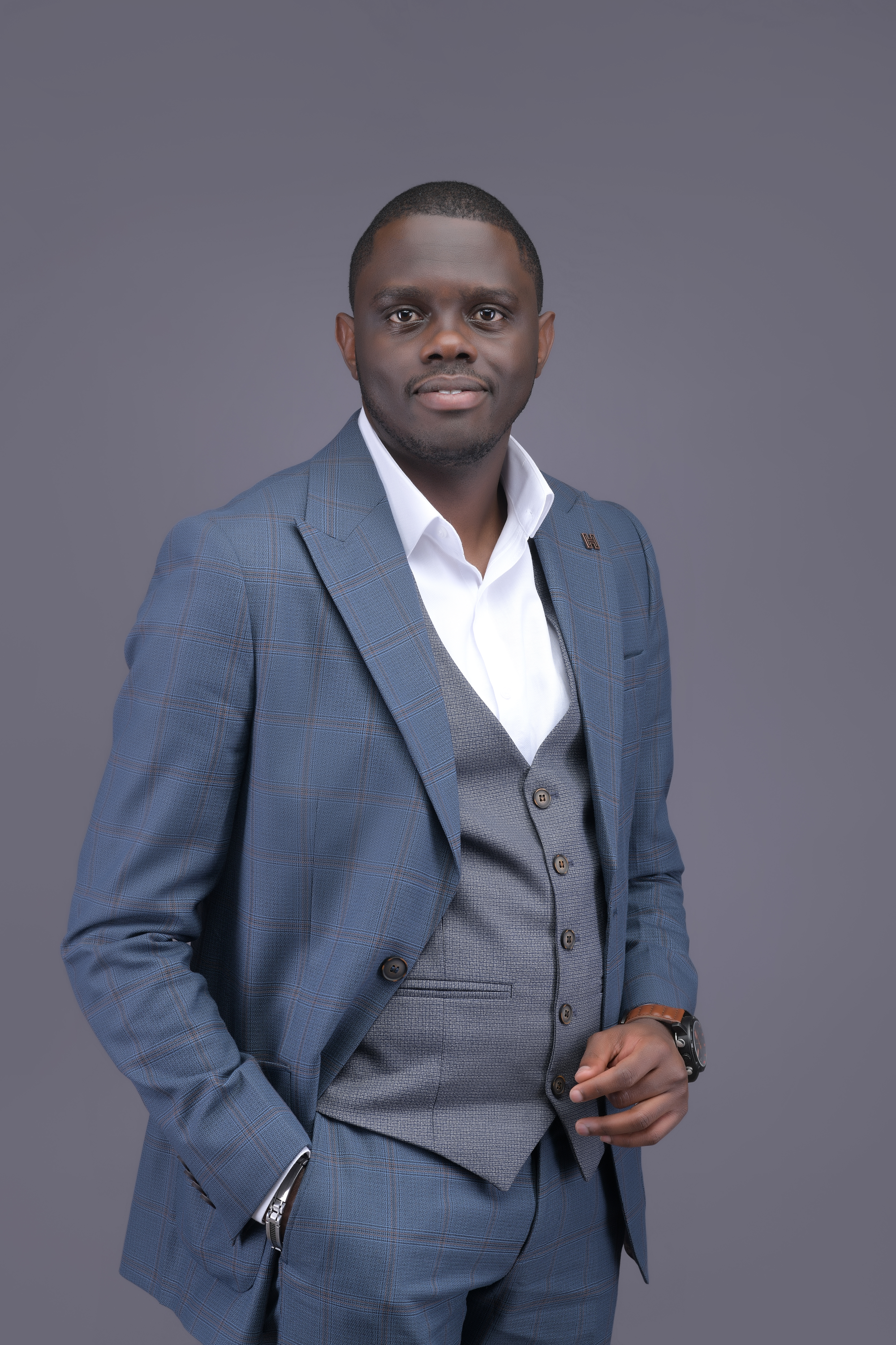 Ambiro Collins in professional attire